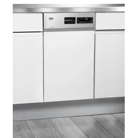 Beko BDSS28040XQ Einbau-Geschirrspüler (teilintegrierbar, 448 mm breit, Edelstahl)