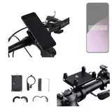 K-S-Trade Smartphone-Halterung für Xiaomi Civi 4 Pro, (Handyhalterung das Fahrrad Halter Lenkstange Fahrradhalterung) schwarz