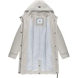 Ragwear Kurzmantel "Horatia Warm YOUMODO", Damen, Gr. L (40), grau, Obermaterial: 100% Polyester. Innenfutter: 100% Polyester. Wattierung: 100% Polyester, tailliert ca.