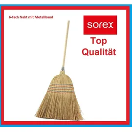 SOREX Besen Reisstroh 1400 mm