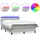 vidaXL Boxspringbett 160 x 220 cm Hellgrau