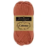Scheepjes - Scheepjes Catona 504 hilo rojo ladrillo – 1 x 50 g