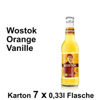 Wostok Orange Vanille 7 Flaschen je 0,33l