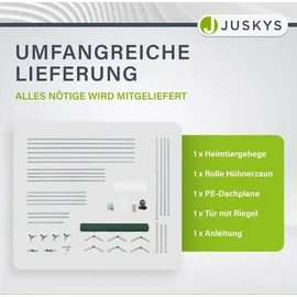 Juskys Freilaufgehege HLS25T