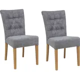 Home Affaire »Queen«, (Set), 4 St., Feinstruktur, Esszimmerstuhl mit Knopfheftung, 2er, 4er oder 6er-Set