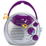 Duschradio, IPX4 wasserfestes Badezimmer Radio mit AM FM Empfang und Lautsprecher tragbares Radio für Dusche Küche und Outdoor