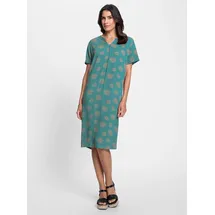 Inspirationen Etuikleid Druck-Kleid Blau 24