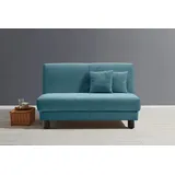 Ell + Ell Schlafsofa Enny blau 145 cm x 90 cm x 100 cm