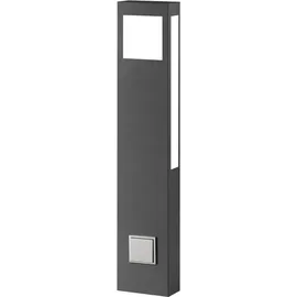 CMD Wegeleuchte Edelstahl 80 cm mit Steckdose 18W 2070 lm anthrazit