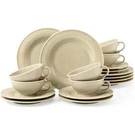 SELTMANN WEIDEN Beat Teeservice 18-tlg. sandbeige