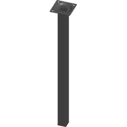 DIY, Unterbau-Möbelfuß 11101 25x1,2x400mm, Durchmesser 25/25 schwarz