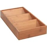 Wenko Gewürzregal mit Schubladen 38 x 6 x 20 cm Braun