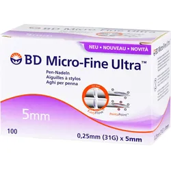 Bd Micro-fine Ultra Pen-nadeln 0,25x5 mm