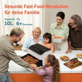 COSORI Dual Blaze TwinFry CAF-TF101S-WEUR Weiß/Roségold