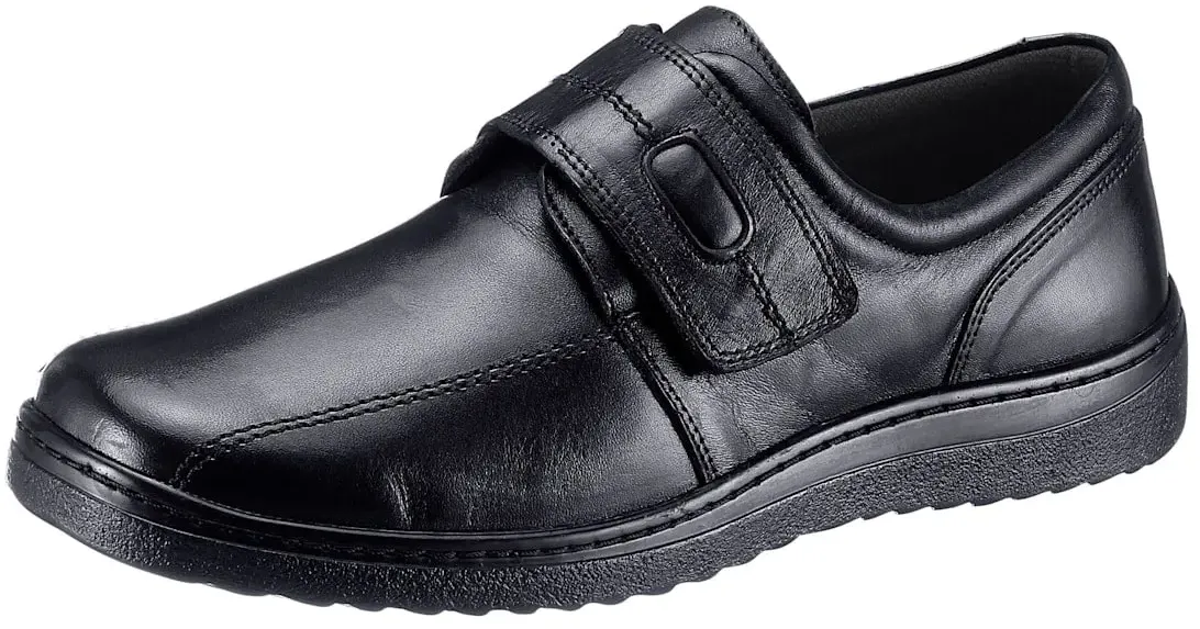 Klettschuh CLASSIC, Herren, Gr. 41, schwarz, Glattleder, Schuhe Klettschuh