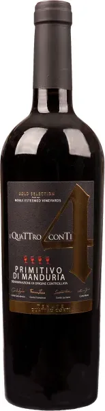 Quattro Conti Primitivo Manduria Gold Conti Zecca 2021 - 6Fl. á 0,75l