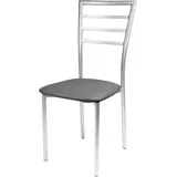 Casa Collection - Lila Stuhl Aus Grauem Pvc.