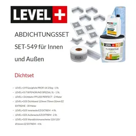 Level + Dichtset Flüssigfolie 25 kg