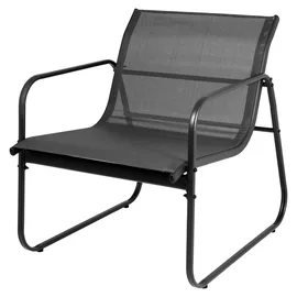 Koopmann International Gartenmöbelset 7-tlg. Schwarz