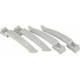 weitere - Kabel-Klemmbügel 100 mm grau 4x Nagelschellen
