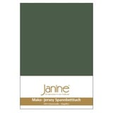 JANINE 5007 Mako-Feinjersey 90 x 190 - 100 x 200 cm olivgrün