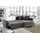 luma-home Eckcouch Cord 2-Sitzer Grau
