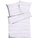 KAEPPEL Motion Mako-Satin flieder 135 x 200 cm + 80 x 80 cm