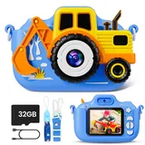 Kinderkamera, DIAMOOKY Digitalkamera Kinder 1080P 2,0-Zoll-Bildschirm, Kinder Kamera mit 32GB Karte Fotoapparat Kinder Kamera für 3-12 Jahre Geburtstag Weihnachten Spielzeug Kinder