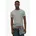 Essential Logo Emb Tee Grau/Blau S