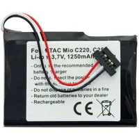 AccuCell Akku passend für Mitac Mio E4MT081202B12 Akku