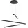Nova Luce Lior 1-flg. 4183 lm 60 cm schwarz