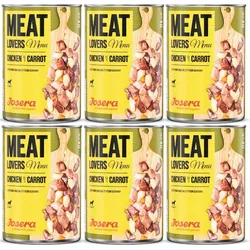 JOSERA Meatlovers Menu Hähnchen mit Karotten 6x400g