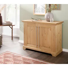 OTTO home Sideboard OTTO HOME "Melissa", beige (natur), B:94cm H:70cm T:39cm, FSC-zertifiziertes Massivholz, Sideboards, Sideboard, Kommode im klassischen Landhausstil, Massivholz, FSC, Breite 94 cm