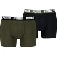 Puma Trunks mit Label-Detail im 2er-Pack, Oliv, S