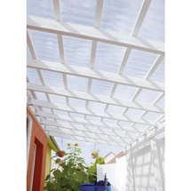 Gutta Polycarbonat-Wellplatte Trapez 76/18 450 x 95 cm 1,4 mm klar