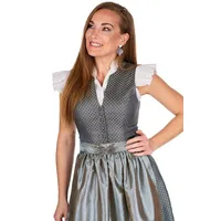 MarJo Dirndl Midi Dirndl 2tlg. - EVI - grau/gischt grau 34