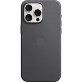 Apple Feingewebe Case mit MagSafe für iPhone 15 Pro Max schwarz
