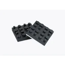 Dynavox Geräte Antivibe-Füße Quadratisch 40 x 40 mm, 4er Set