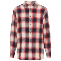 CAMEL ACTIVE Baumwollbluse mit Brusttasche Rot kariert | XL