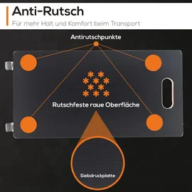 Tronitechnik Tronitechnik® Rollbrett Transportroller rutschfest 400 kg Tragfähigkeit,Möbel Transporthilfe Transport Rollbrettten