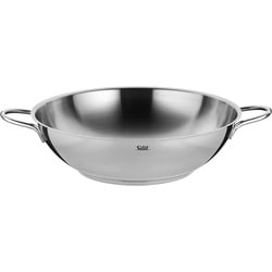 Silit Wok 32 cm Edelstahl Silber