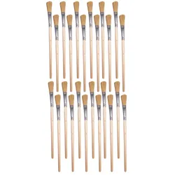varivendo Pinsel Emaillelackpinsel Lackpinsel Malerpinsel Chinapinsel Flachpinsel Eckenpinsel 24 Stück Größe 1 Profi