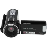 Lazmin112 Videokamera-Camcorder, Full HD 1080P 30 MP IR-Nachtsicht-Vlogging-Kamera-Recorder, mit 270-Grad-Drehung, 18-facher Digitalzoom-Camcorder mit Akku (Black)