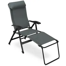 eloneo Campingstuhl faltbar grau
