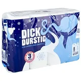 Hakle Dick&Durstig Küchenrollen, 3-lagig (8 x 45 Blatt)