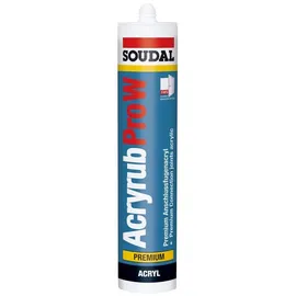 SOUDAL Bauanschlussfugenacryl Acryrub PRO W 15% 310 ml weiß