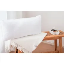 Jekatex Nackenstützkissen 80 x 40 cm Weiß