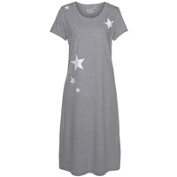 VIVANCE DREAMS Damen Nachthemd hellgrau-weiß Gr.32/34