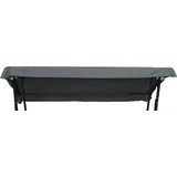 GO-DE Ersatzdach für Hollywoodschaukel Einzelset 190 bis 215 x 120 bis 140 cm Polyester grau