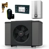 WOLF-Garten Wolf Paket CHA-20/24-400V Luft-Wasser-Wärmepumpe Monoblock mit E-Heizelement R290 inkl. BM-2 und Schlammabscheider 9149092W01